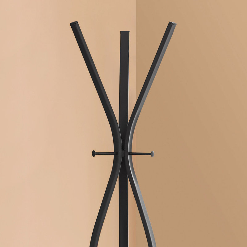 Modern Freestanding Coat Rack with Stylish Hooks for Various Spaces