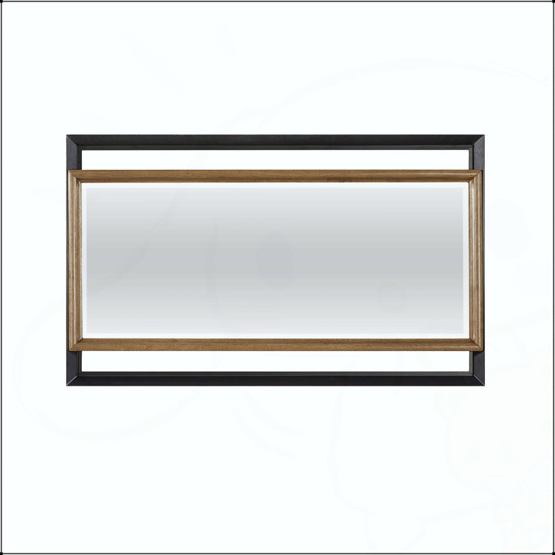 Miroir de paysage en métal