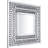 Solid Wood Square Wall Mirror