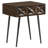 Gibson Coffee Brown 1-Drawer Rectangular Side Table