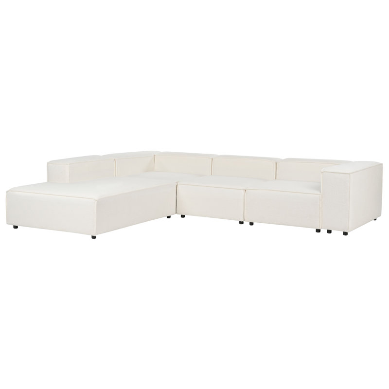 APRICA 3 Seater Boucle Sofa & Chaise, Left Hand Facing, 68" H x 326" W x 67" D