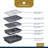 MasterClass Smart Space Non-Stick 7pc Bakeware Set and Saucepan Set