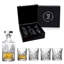 Ensemble de whisky de luxe Agatha dans une boîte cadeau exclusive