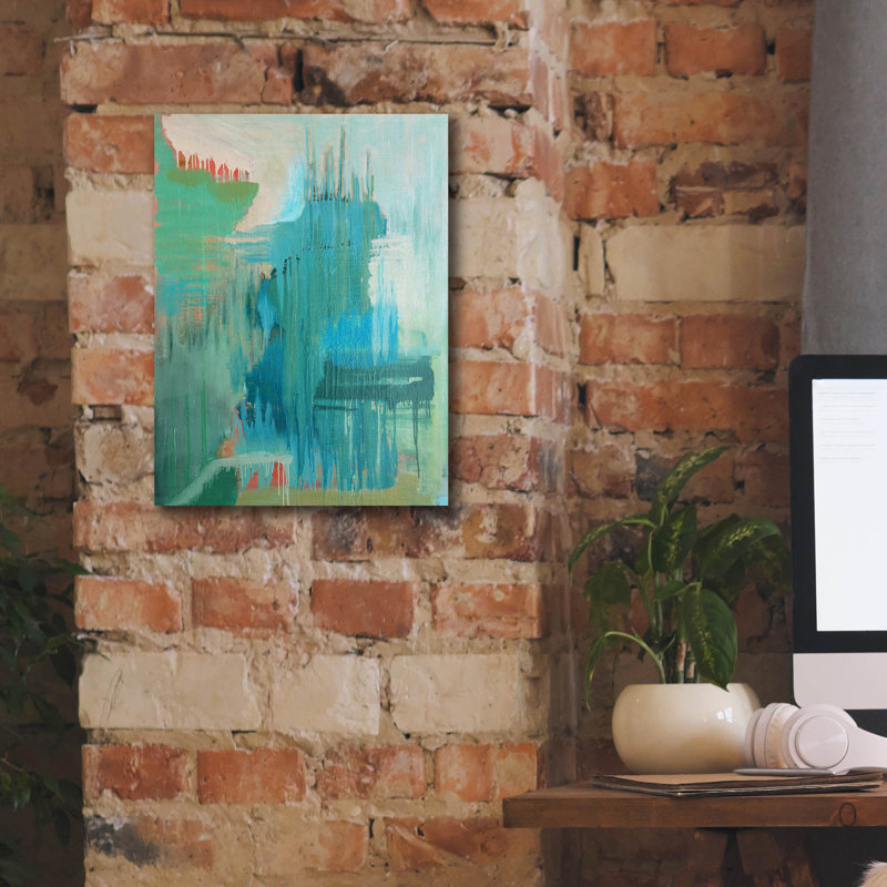 «Substance» par Carolyn O'Neill, art mural sur toile, H 16 po x l 12 po x P 0,75 po