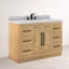 Meuble-lavabo simple 48 po avec comptoir Statuario Vivian-197356245-197356246