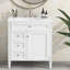 Meuble-lavabo de salle de bain moderne avec lavabo supérieur et tiroirs
