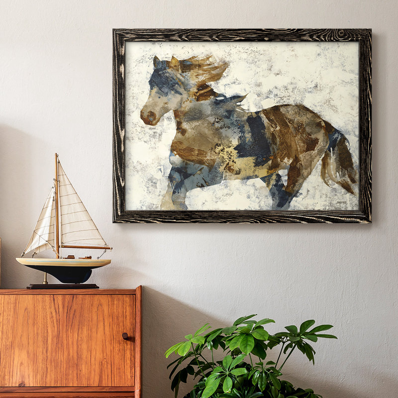 Gallop, reproduction d'art sur toile, Noir, H 18 po x l 26 po x P 1,5 po
