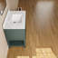 Meuble-lavabo simple 36 po avec plateau en marbre artificiel 36 po, entièrement assemblé, vert-124851758