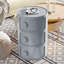 3-layer round cabinet with handles Side Table with Storage