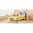 Twin Size Race Car-Shaped Platform Bed With Wheels-1117758031
