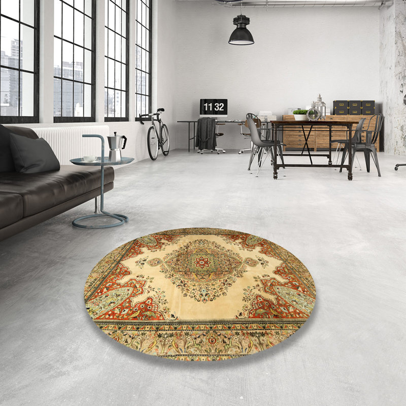 Oriental Indoor Rug, Round 6'