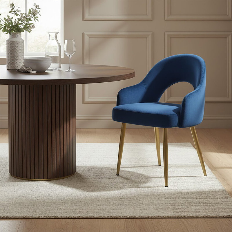 Wadsworth Upholstered Dining Chair, Midnight