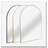 Metal Framed Arched Bathrrom Mirror for Wall-1148774240