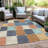 Machine Washable Indoor/Outdoor Xhevrie Rust Rug-145908679