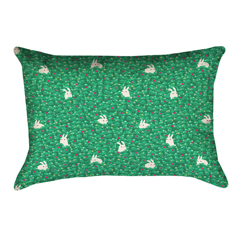 Housse de coussin Katelyn Elizabeth, Polyester sergé, Émeraude