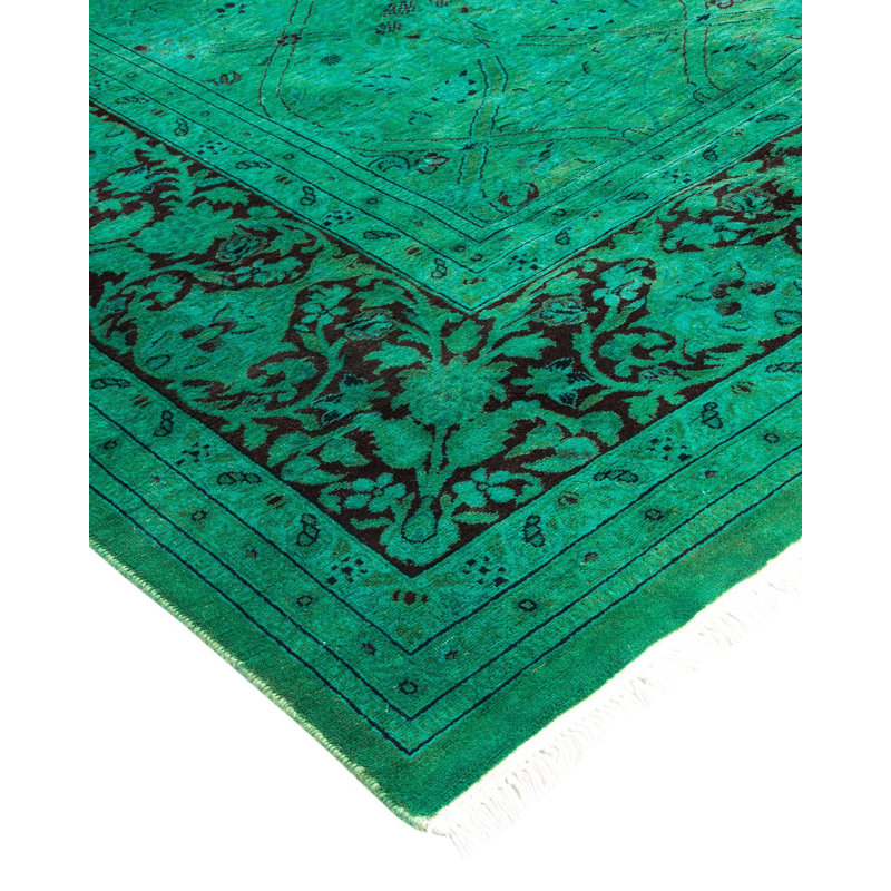Yareily One-of-a-Kind 7' 11" X 9' 11" Hand Knotted Area Rug