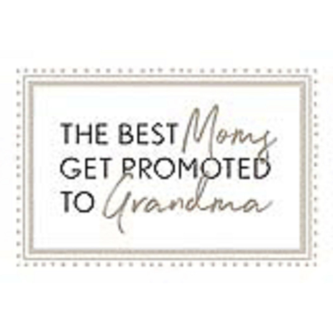 The Best Moms Neutral - Wrapped Canvas Art Prints