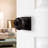 Privacy Door Knobs with Square Rosette, for Bed and Bath Keyless-102830861