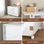 Table de machine à coudre pliable de 57,5 po avec roulettes verrouillables, station de bricolage avec tablettes, bacs et armoire, armoire de couture réglable pour la maison, la chambre à coucher et la salle de bricolage