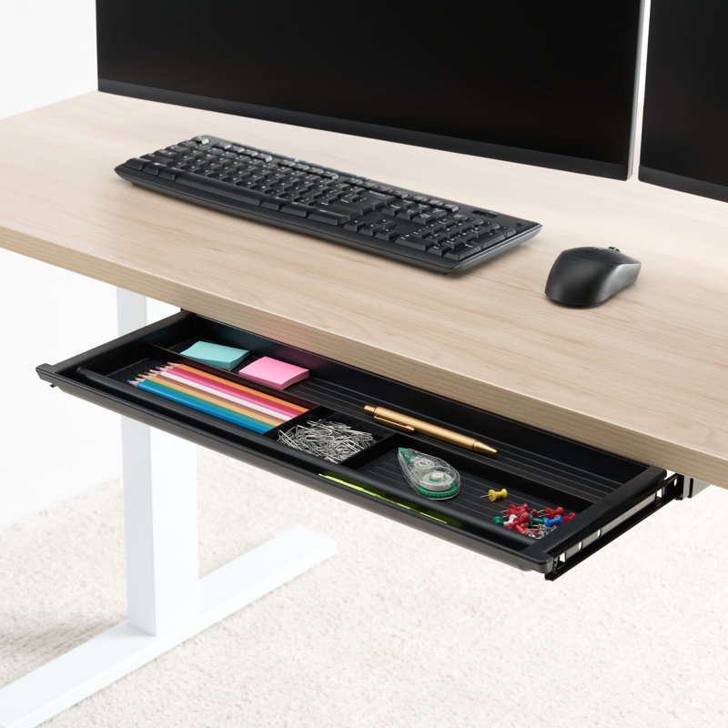Bush Business Furniture Under Desk Storage Drawer For Office, Black