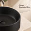 WATERMONY 15.75 " Solid Surface Bathroom Sink