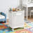 White,Foldable Laundry Hamper With Wheels, Breathable Mesh Design, Heavy-Duty PP Material, Space-Saving Collapsible Storage Basket For Home, Bathroom, And Laundry Room-1976691082