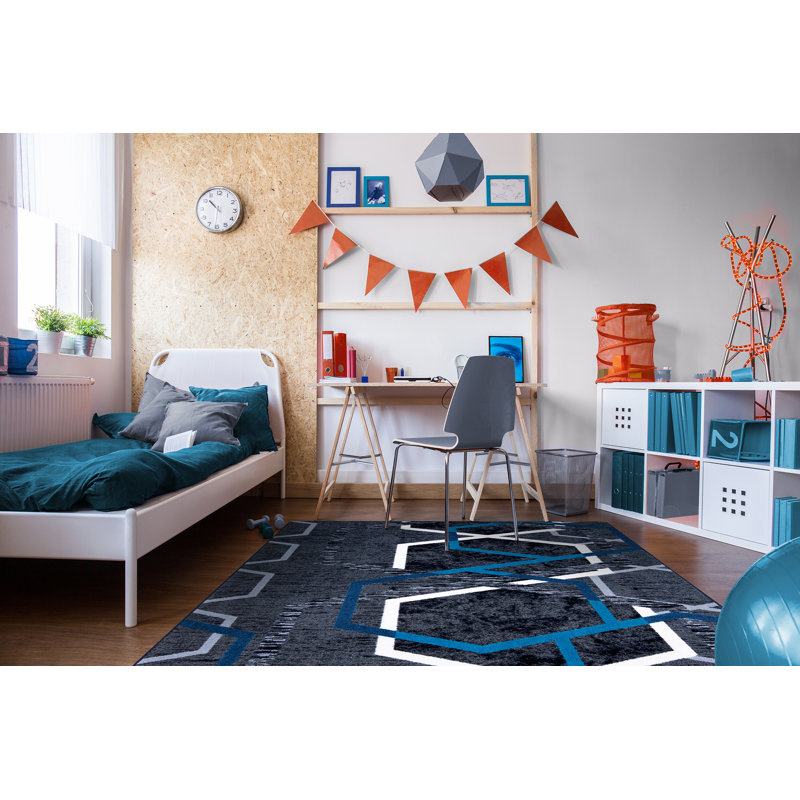 Tapis Double Helix par Joy Carpets, Rectangle 3 pi 10 po x 5 pi 4 po