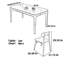 Table rectangulaire en bois massif-109476752