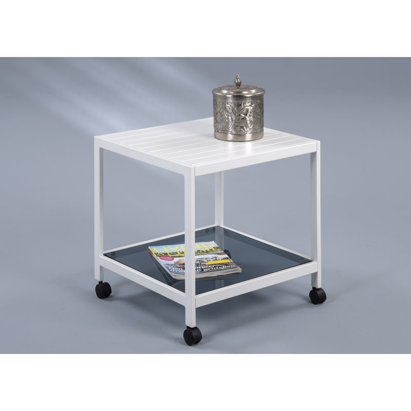 Kralovetz End Table, White