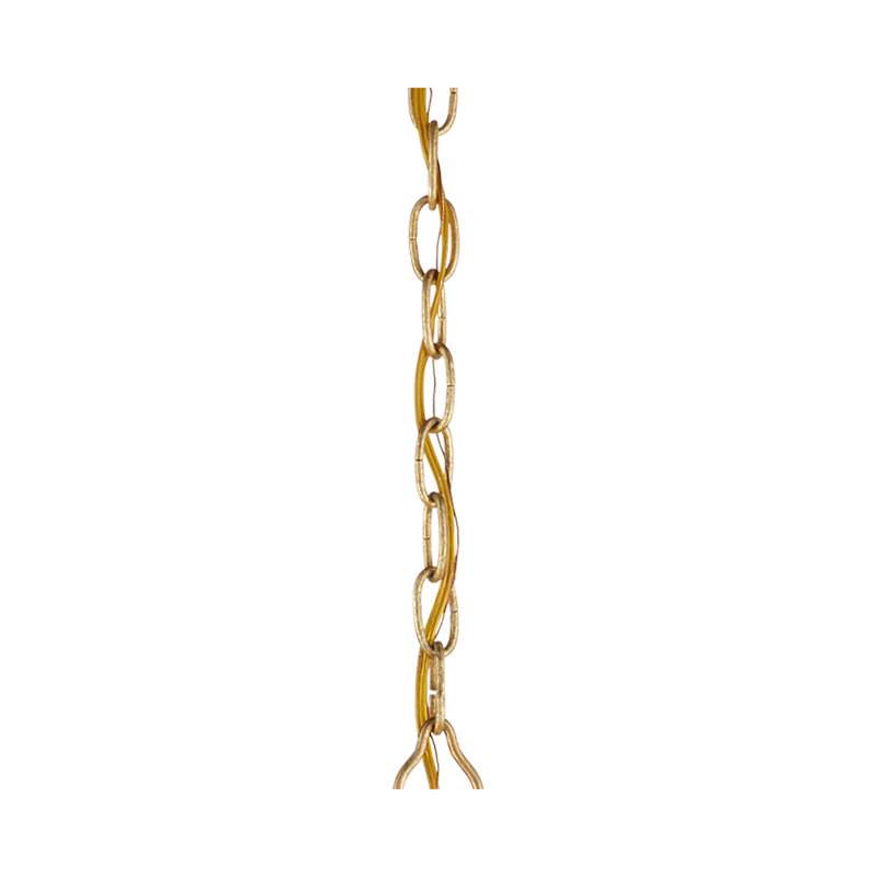 3' Pyrite Bronze Chain, Gold