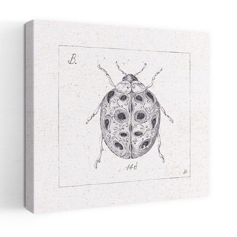 Art contemporain Coccinelle contemporaine, H 48 po x l 48 po