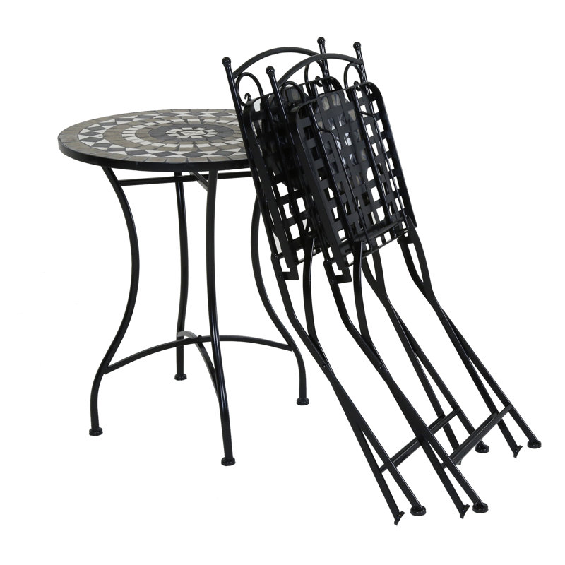 Groce 2 - Person Patio Dining Set with Round Table