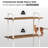68" H x 30" W x 12" D Bookshelf, Storage Shelf Plant Shelf Vintage Shelves,Heavy Duty Display Shelf