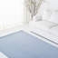 Tapis bleu clair en laine / coton tissé à la main Lauren Ralph Lauren-60121102