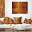 Coussin Yellow Forest and Fallen Leaves