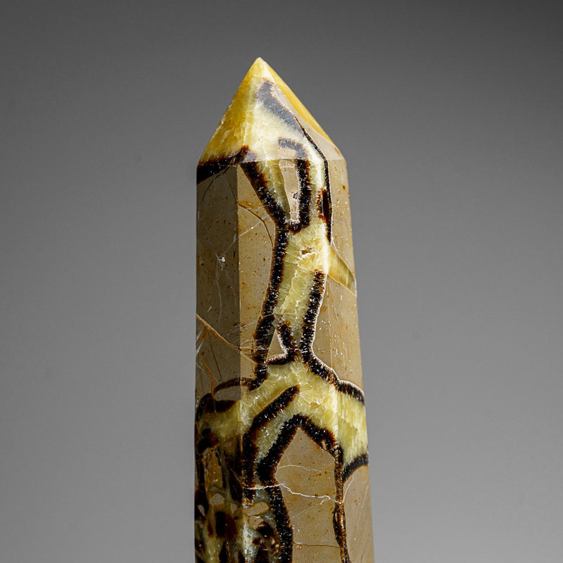 Genuine Polished Septarian Point From Madagascar (1.7 Lbs)
