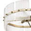 Luminaire suspendu contemporain à quatre lumières-100003461