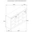 Commode 6 tiroirs Gursevak Orge brun