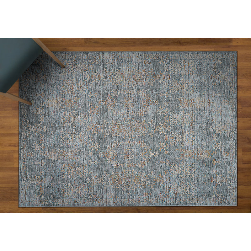 Micaden Abstract Indoor Rug, Rectangle 3'9" x 5'5"