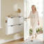 8 Pair Flip Down Shoe Storage