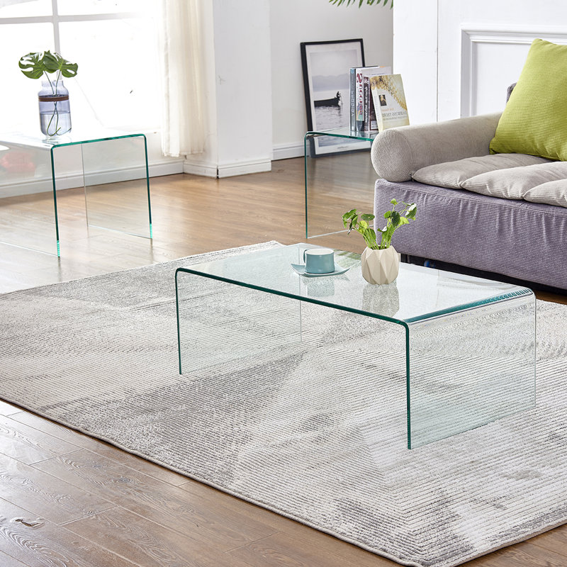 Corydon Glass Coffee Table, Clear