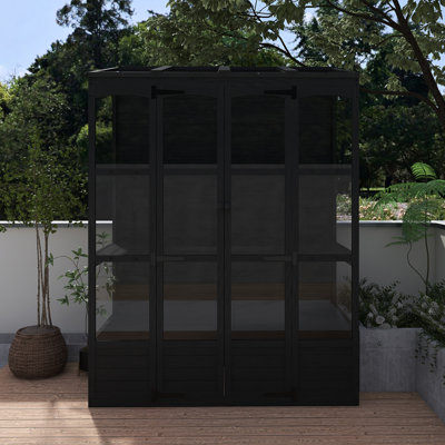 78-Inch Wooden Greenhouse Cold Frame