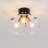 12" Glass Flush Mount Lighting