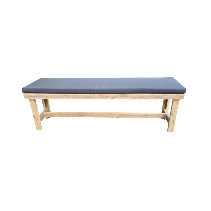 Menoher Manufactured Wood Garden Bench, 50 cm H x 200 cm W x 38 cm D