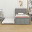 Lit plateforme avec lit gigogne-1033058907
