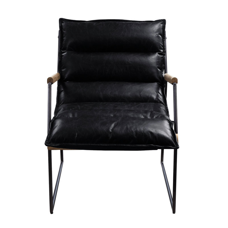 Fauteuil en cuir vieilli pour usage domestique