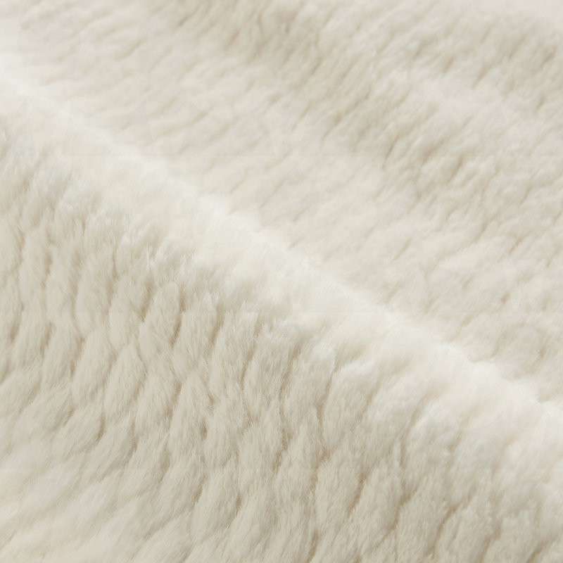 Fauteuil d'appoint pivotant en tissu, Crème