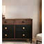 Commode d'appoint en bois massif