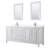 Daria 80'' Double Bathroom Vanity with Marble Top with Mirror-97901668-97901672-97901673