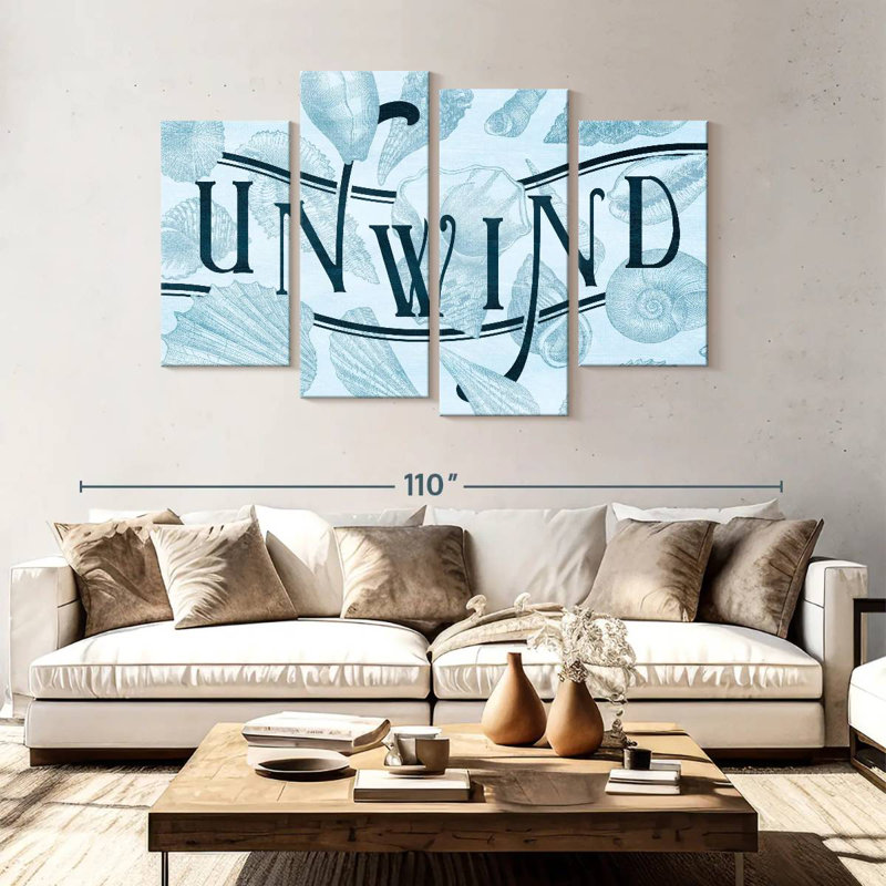 Kema Unwind Shells, 54" H x 84" W